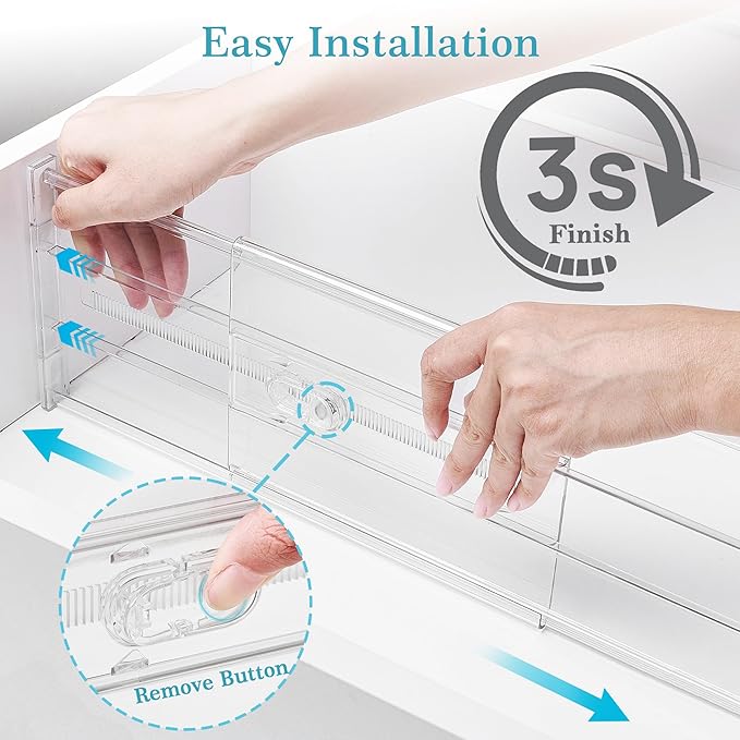 Vtopmart 10 Pack 6" Tall Upgrade Drawer Dividers - Image 6