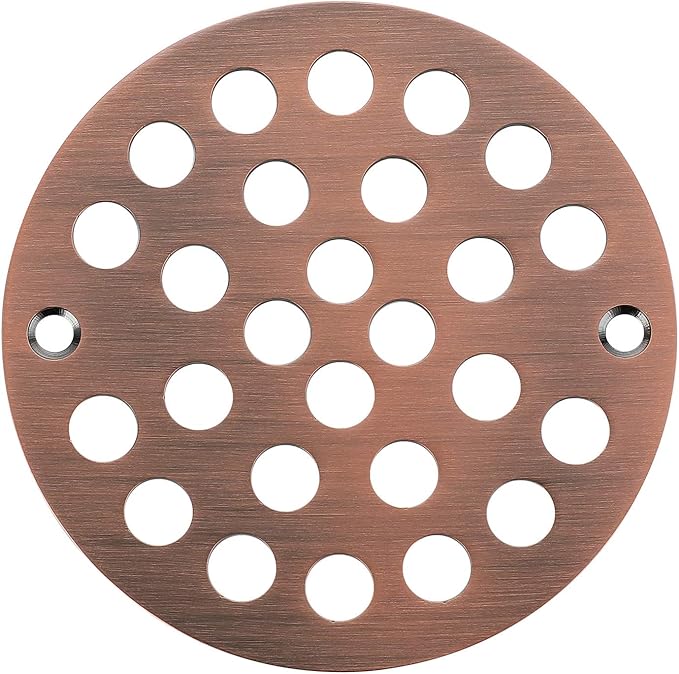 4-Inch Screw-in Shower Strainer Drain Cover Replacement Floor Strainer by vouruna
