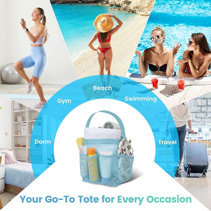 Shower Caddy Portable for College Dorm Room Essentials for Girls - Image 6
