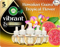 Air Wick Vibrant Plug in Scented Oil Refill, Nectarine & Paradise Flower by AirWick