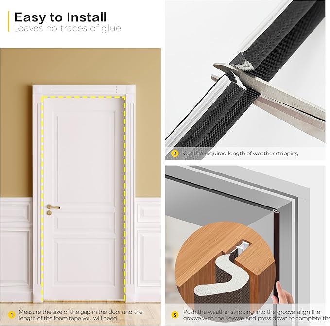 Weather Stripping Door Seal Strip - Image 5
