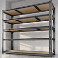 48"W Garage Shelving, 3050LBS Storage Shelves Heavy Duty, 5 Tier Metal Shelving by Unknown