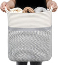 Medium and Large Woven Basket//With Handle, Used by Laughbird