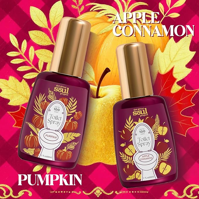 Toilet Spray, Pumpkin Scent, Travel Essentials, 4 Fl.Oz, Bathroom Odor - Image 5