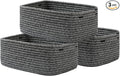 Small Woven Basket, 13.5 x 9.5 x 5 Inches, Storage Basket by KALLAX