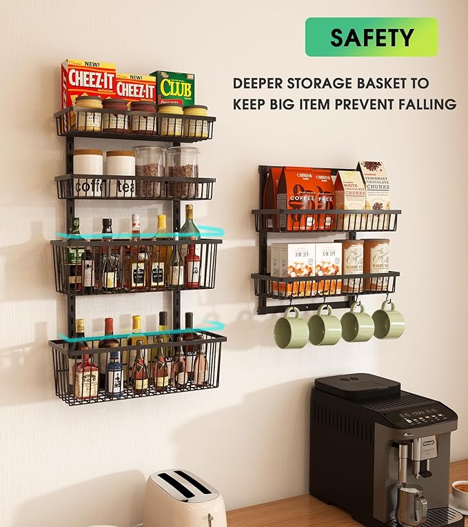 9-Tier Over The Door Pantry Organizer, Pantry Storage and Organization - Image 4