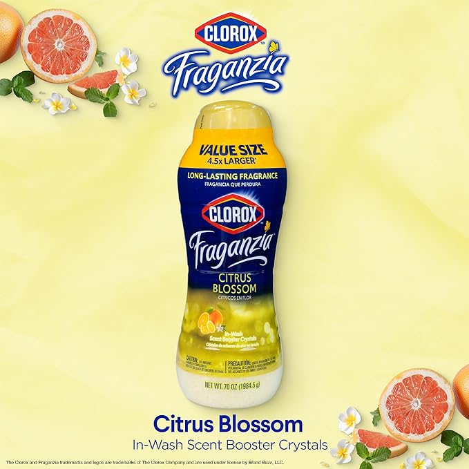 Clorox Fraganzia Laundry Scent Booster Crystals in Citrus Blossom Scent - Image 3