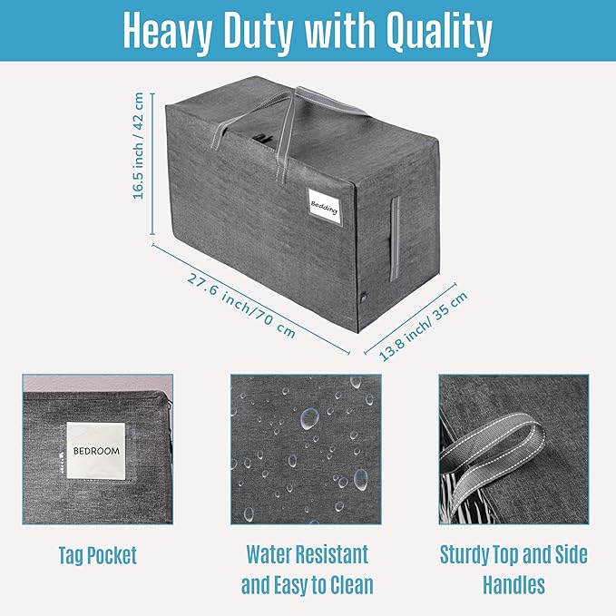 VENO 8 Pack Moving and Storage Bags, Heavy Duty, Alternative to Moving Boxes - Image 3
