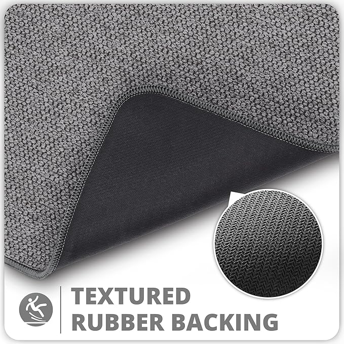 Bath Mat, Ultra Thin Bathroom Rugs, Rubber Bath Mats - Image 4