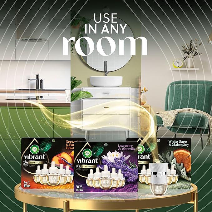 Air Wick Plug In Scented Oil Refills, Watermelon and Mimosa, Air Fresheners - Image 5