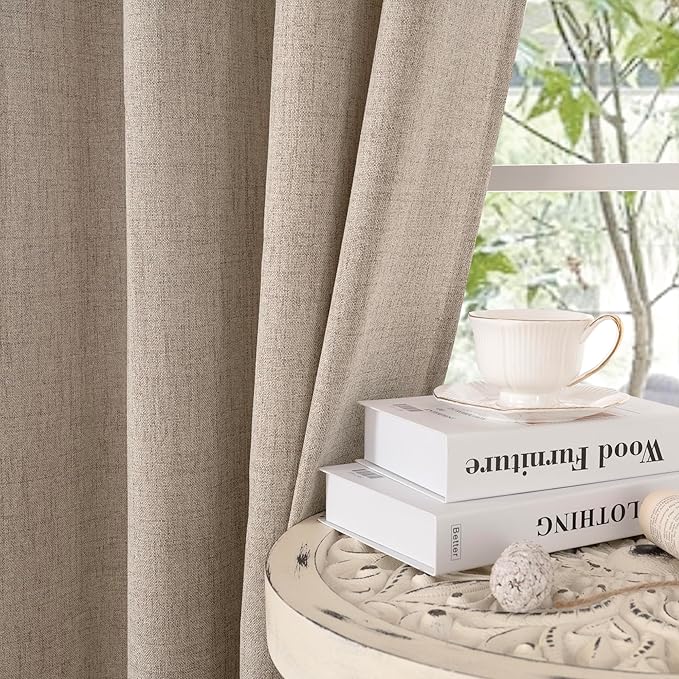 YoungsTex Small Linen Curtains 36 Inch Length - Image 9