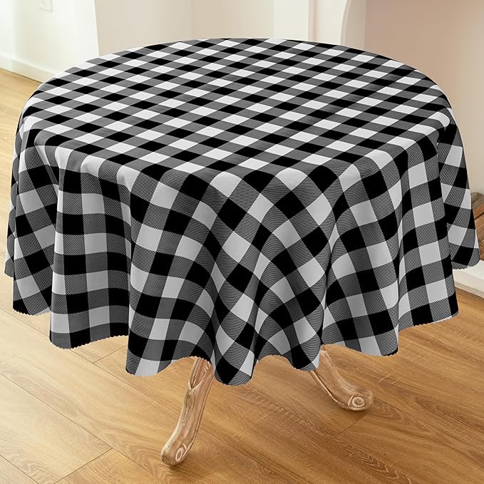 Waterproof Plaid Tablecloth Fabric - Image 8