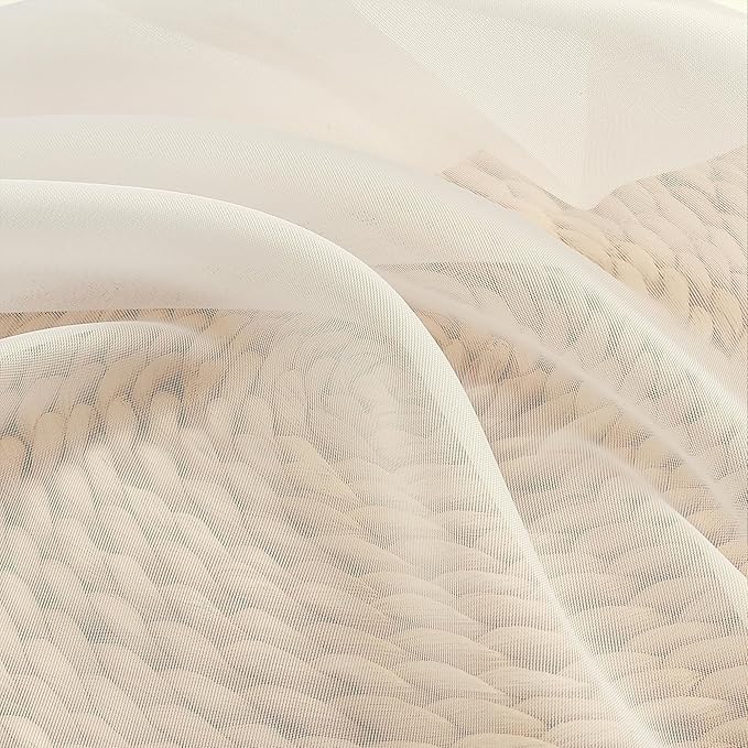 Chyhomenyc Cream Sheer Valances - Image 7