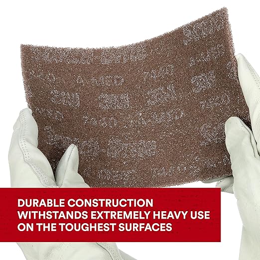 3M Scotch-Brite Heavy Duty Hand Pad 7440B, 6 in x 9 in, Hand Sanding Pad - Image 9