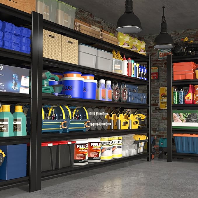 60"W Garage Shelving Heavy Duty Metal Shelving 3000LBS Storage Shelves - Image 2