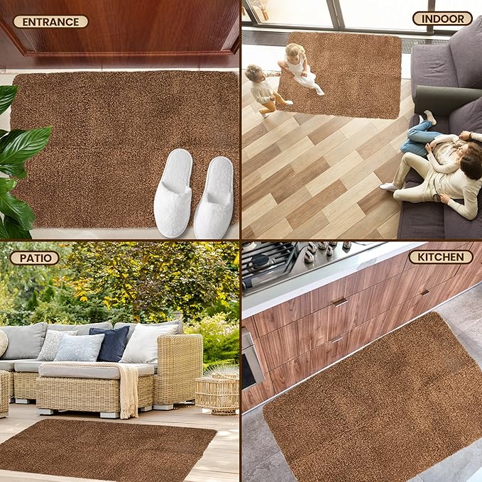 Premium Microfiber Indoor Door Mat – 36"x72" Washable Entry Mat, Waterproof - Image 3