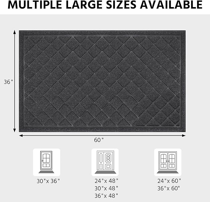 Front Door Mat Indoor Outdoor Entrance - Image 3