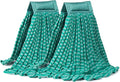 2 Pack Large Microfiber Tube Mop Heads, 6 inch, Heavy Duty Mop Head, Highly by DRKLEAN