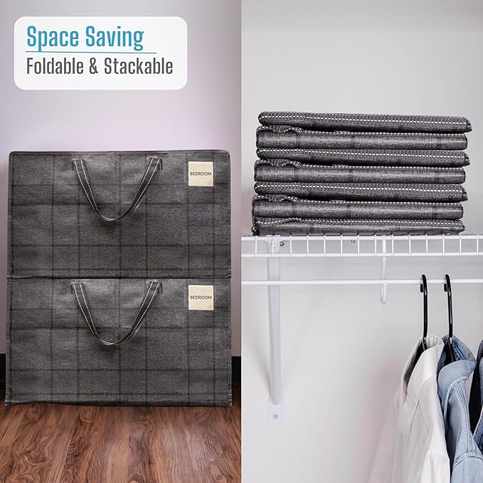 VENO 8 Pack Moving and Storage Bags, Heavy Duty, Alternative to Moving Boxes - Image 8