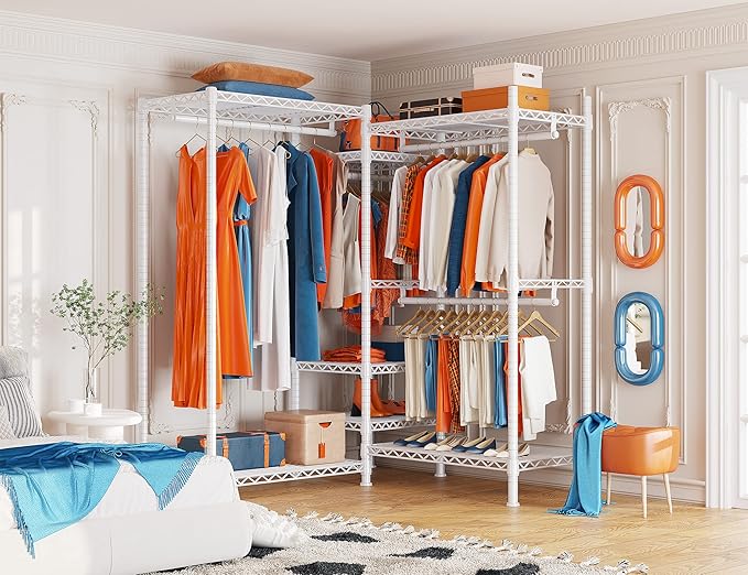 Raybee Clothing Racks for Hanging Clothes Heavy Duty Clothes Rack Load 750LBS - Image 3
