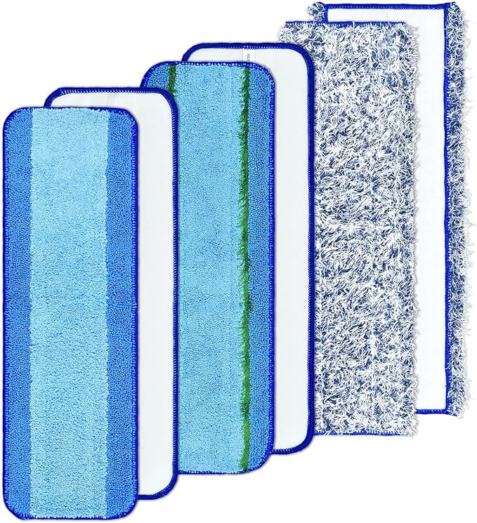 6 Pack Microfiber Cleaning Replacement Pad - Image 9