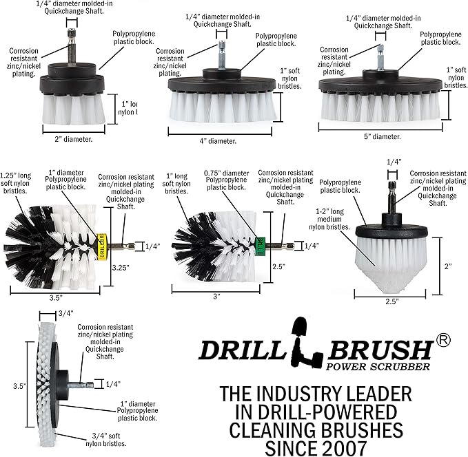 Drill Brush Power Scrubber by Useful Products - Image 6