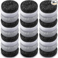 Blulu Plastic Dish Scrubbers for Dishes Pot Round Nylon Pad, Mesh Scouring Non by Blulu