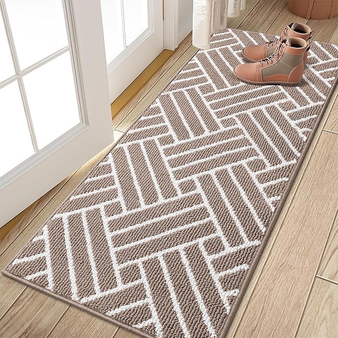 OLANLY Runner Indoor Door Mat, 47x23 Inch, Dirt Resistant and Absorbent by OLANLY