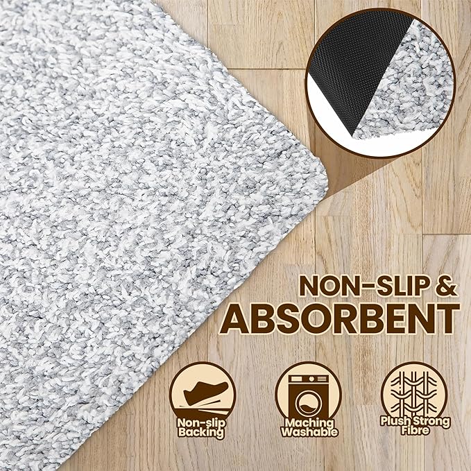 Premium Microfiber Indoor Door Mat – 32"x48" Washable Entry Mat, Waterproof - Image 5