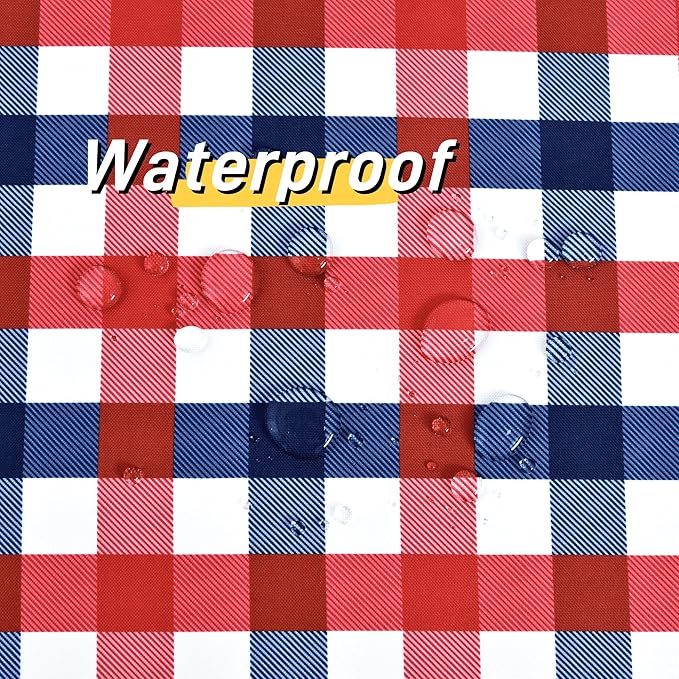 Classic Gingham Buffalo Tablecloth Fabric - Image 4