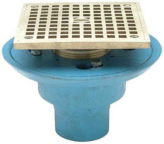 Zurn FD2254-NH2-S5 No-Hub Square Shower Drain by Zurn