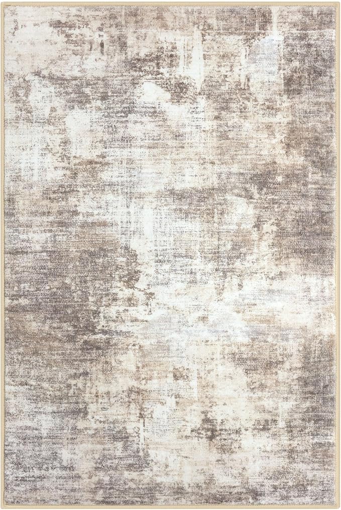 IOHOUZE Abstract Area Rug 4x6 Ft Washable Rugs - Image 9