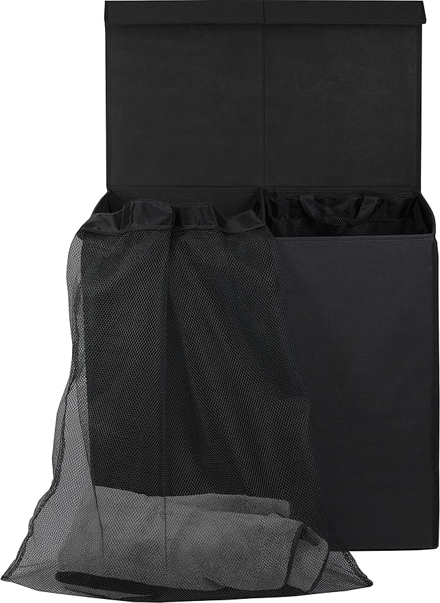 Simple Houseware Double Laundry Hamper - Image 4