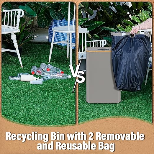 efluky Recycle Bin 26 Gallon, 100L Recycle Bin - Image 3