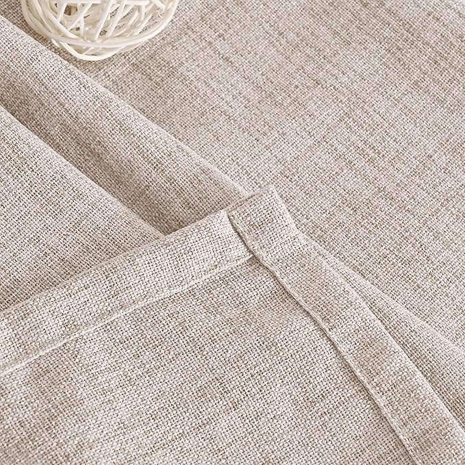 YoungsTex Natural Linen Curtains 72 Inch Length - Image 9