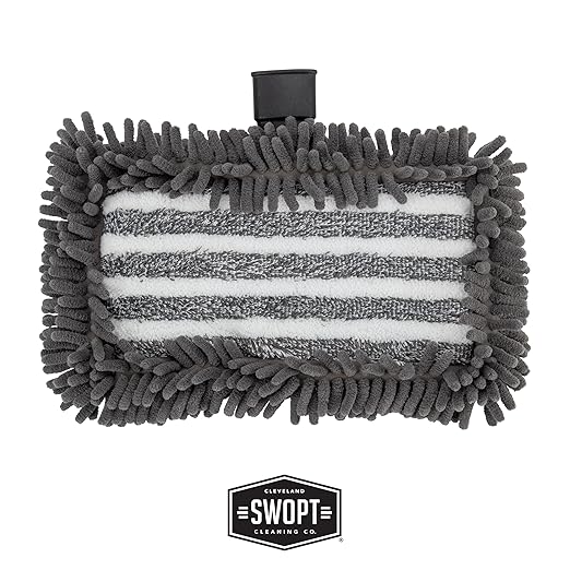 SWOPT 12” Microfiber Dust Mop Head w/Refill — Cleaning Head Interchangeable - Image 3