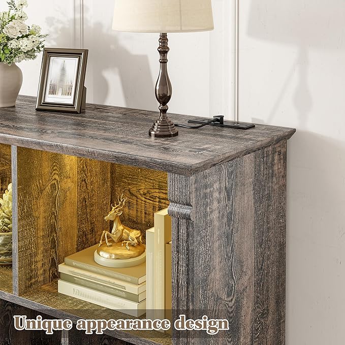 EnHomee 7 Cube Bookshelf Cubby Storage Organizer - Image 6