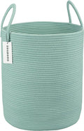 Cotton Rope Laundry Basket Hamper by XUANGUO