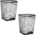 Mind Reader Mesh Trash Can, Waste Paper Basket, Metal Mesh by MindReader