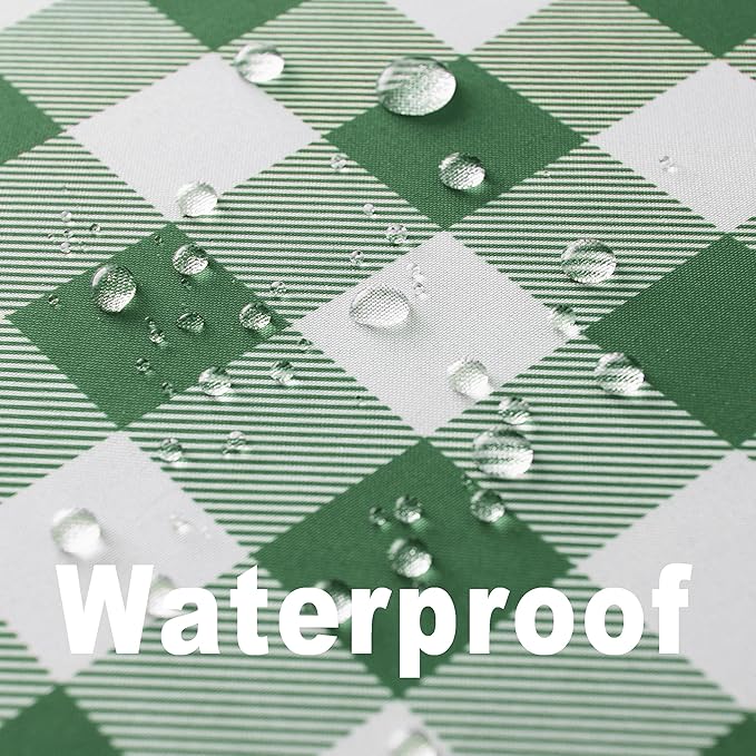 Waterproof Plaid Tablecloth Fabric - Image 3