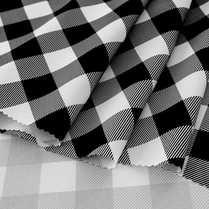 Waterproof Plaid Tablecloth Fabric - Image 2
