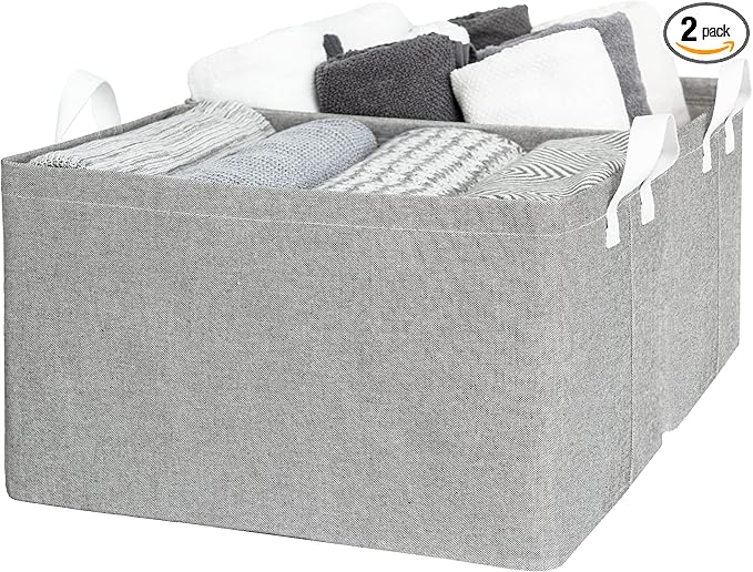 StorageWorks 45L Large Storage Bins by StorageWorks
