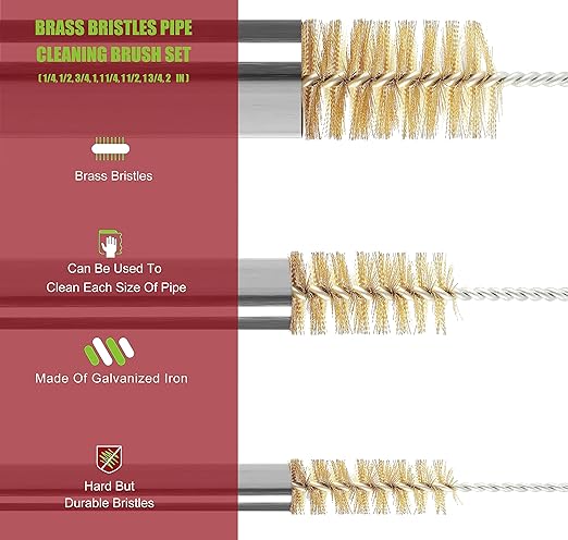16 Inch Extra Long Pipe Cleaning Brush Set - Image 4