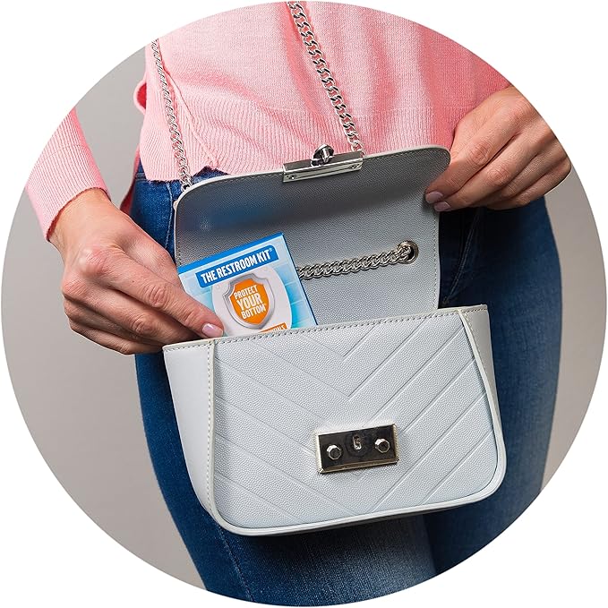 The Restroom Kit Great for Travel Portable Disposable Oversized Toilet Seat - Image 2