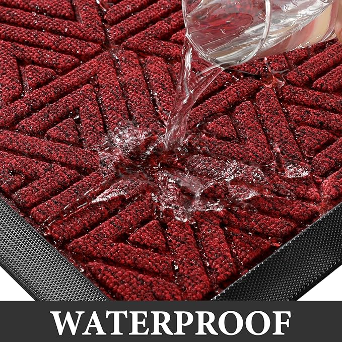 Yimobra Large Door Mat 47x24, All-Weather Waterproof Non-Slip Welcome Matt - Image 8