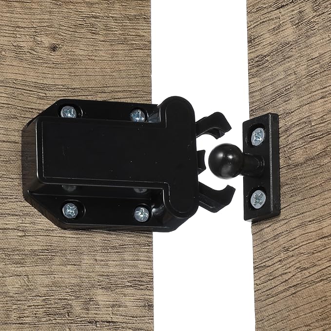 4Pack Push Latches for Cabinets, Push to Open Catch Lock, Safe Rebound - Image 5