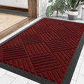 Smiry Front Door Mat Outside Entrance, Heavy Duty Outdoor Indoor Mat, Natural by Smiry