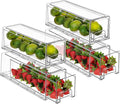 Sorbus Small Wide Clear Storage Drawers – Stackable Pull-Out Storage Bins by Sorbus