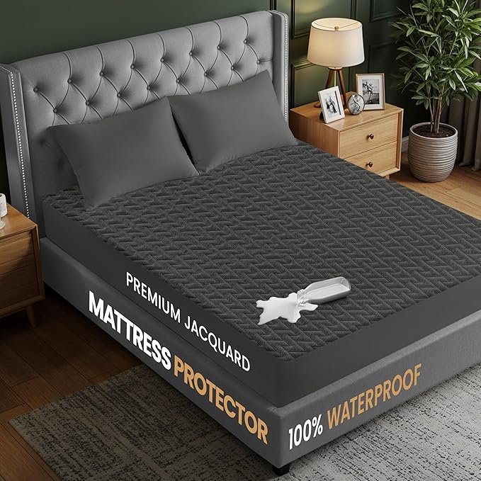 Utopia Bedding Waterproof Mattress Protector King Size, Premium 3D Air Soft - Image 2