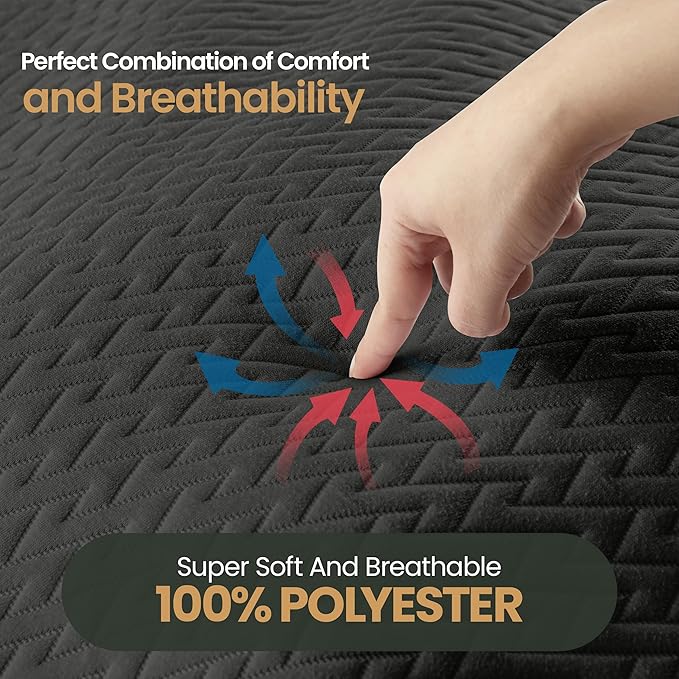 Utopia Bedding Waterproof Mattress Protector California King Size, Premium 3D - Image 4